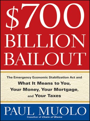 cover image of $700 Billion Bailout